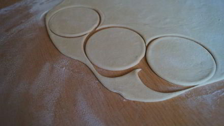 Рецепт вареников с рубленой картошкой и прослойкой