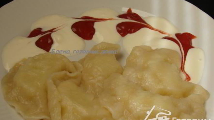 Рецепт вареников с сырым картофелем и сырно-картофельные