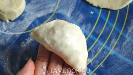 Рецепт вареников с жареной капустой