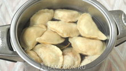 Рецепт вареников с жареной капустой