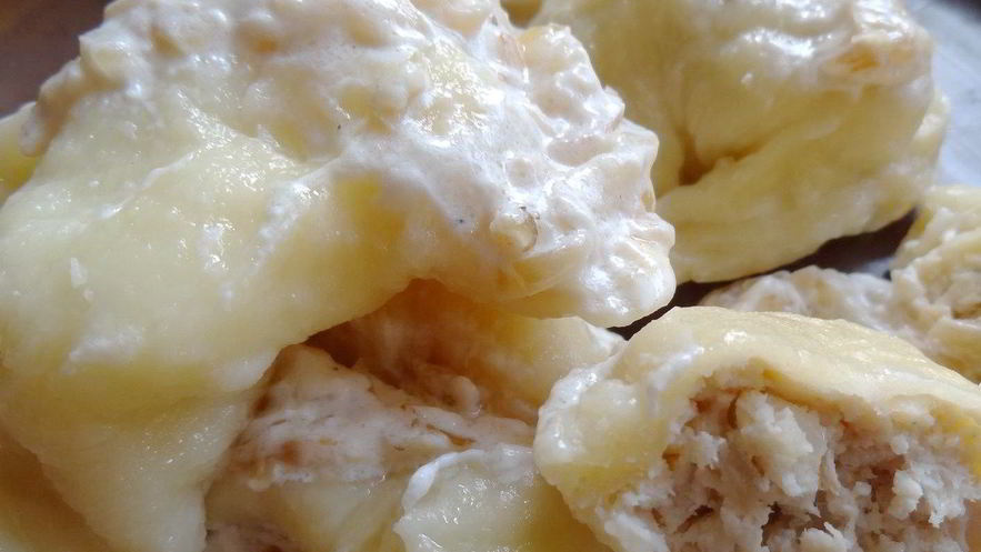 Рецепт вареников старосветских с картофелем и мясом