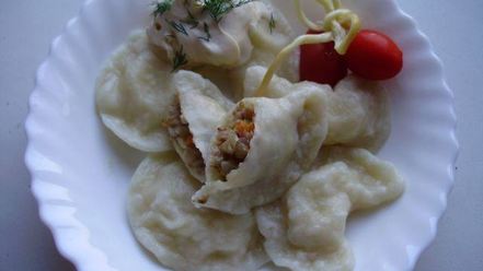 Рецепт вкусных вареников с гречкой и овощами
