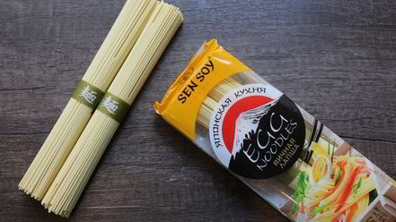 Рецепт яичной лапши с говядиной и брокколи