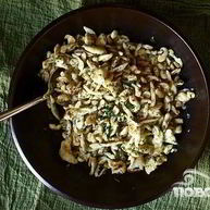 Рецепт Яичной лапши с луком и зеленью