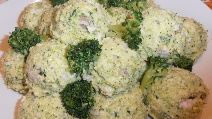 Рецепт запеченных ньокков из манной крупы с брокколи и сибасом