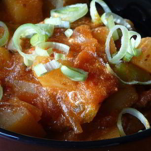 Рецепт Бхаджей — индийского жаркого из овощей со специями