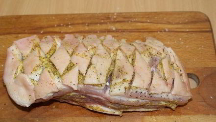 Рецепт хрустящего жаркого из свинины