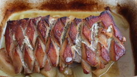 Рецепт хрустящего жаркого из свинины