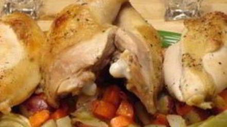 Рецепт куриного жаркого с овощами