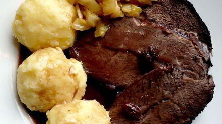 Рецепт квашеного жаркого с клецками и глазированной капустой мясо моей мечты