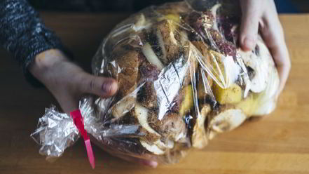 Рецепт сочного жаркого с грибами и картофелем