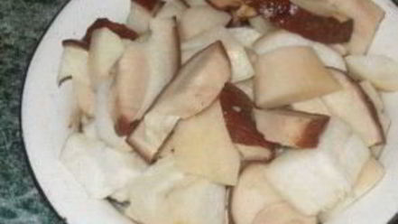 Рецепт жаркого из белых грибов