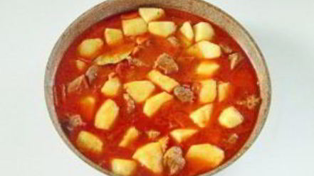 Рецепт жаркого из говядины с зеленым луком