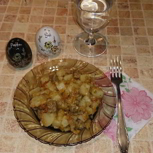 Рецепт Жаркого из конины в духовке