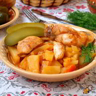 Рецепт Жаркого из кролика в казане