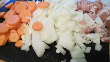 Рецепт жаркого из курицы с фасолью