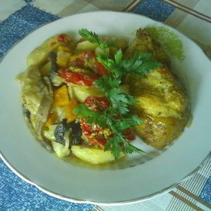 Рецепт Жаркого из сома