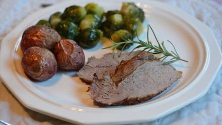 Рецепт жаркого из свинины с чесноком и розмарином