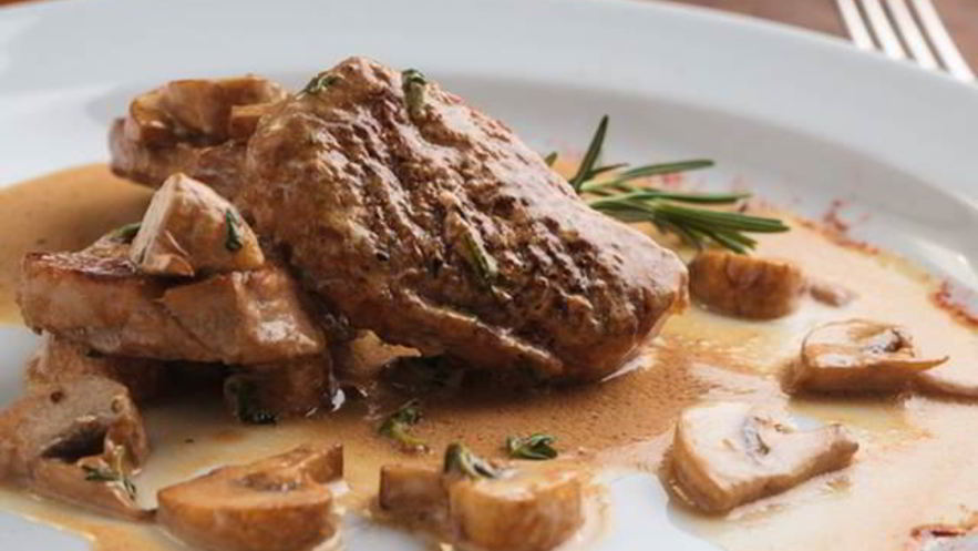 Рецепт жаркого из свинины с грибами