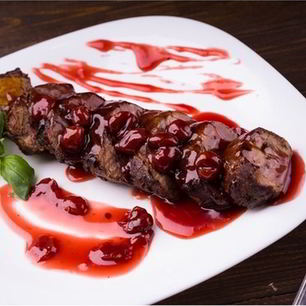 Рецепт Жаркого из телятины с вишней