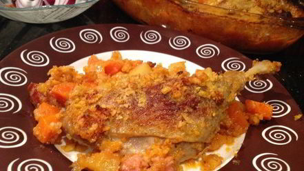 Рецепт жаркого из утиных ножек