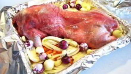 Рецепт жаркого на противне в духовке