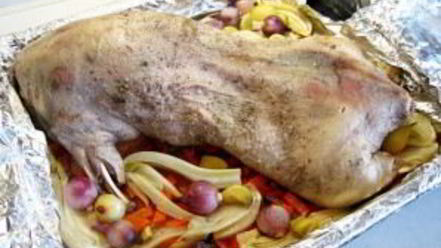 Рецепт жаркого на противне в духовке