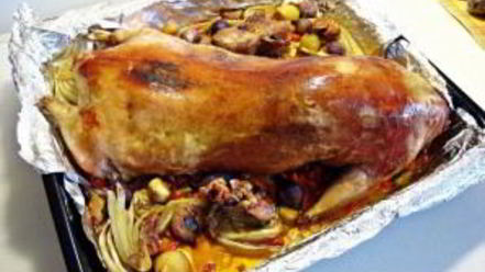 Рецепт жаркого на противне в духовке