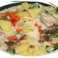 Рецепт Жаркого с грибами и сметаной в мультиварке