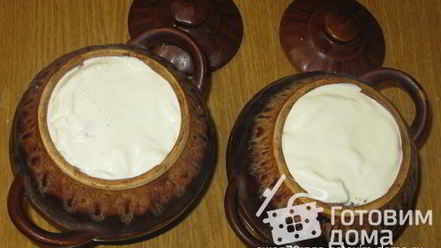 Рецепт жаркого с грибами в горшочках