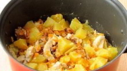 Рецепт жаркого с грибами