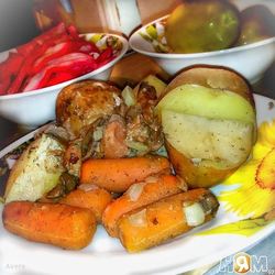 Рецепт Жаркого с индюшкой и маслятами