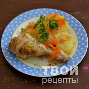 Рецепт Жаркого с курицей в мультиварке