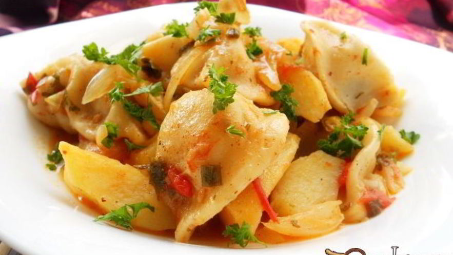 Рецепт жаркого с пельменями