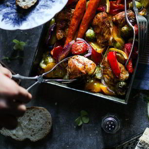 Рецепт Жаркого в горшочках с курицей