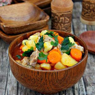 Рецепт Жаркого в мультиварке из свинины с картошкой