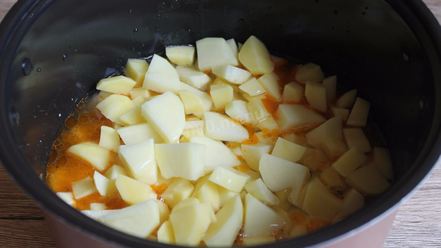 Рецепт жаркого в мультиварке из свинины с картошкой