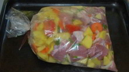 Рецепт жаркого в пакете для запекания