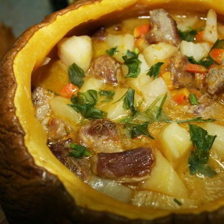 Рецепт Жаркого в тыкве