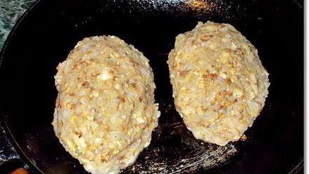 Рецепт гречнева-куриных зразы с сыром