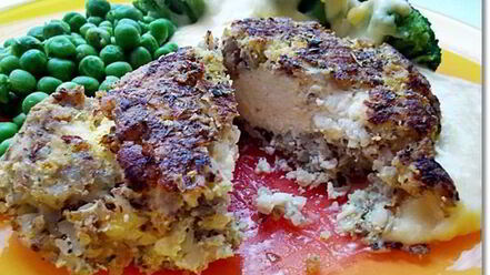 Рецепт гречнева-куриных зразы с сыром