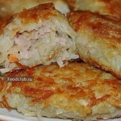 Рецепт Картофельных зраз с фаршем