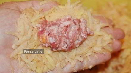 Рецепт картофельных зраз с фаршем