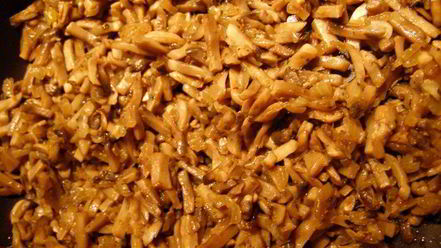 Рецепт куриных зраз с грибами под сметанно-сливочным соусом