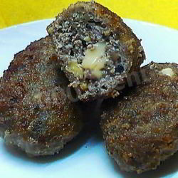 Рецепт Мясных орехово-грибные зразы с сыром