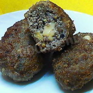 Рецепт Мясных орехово-грибные зразы с сыром