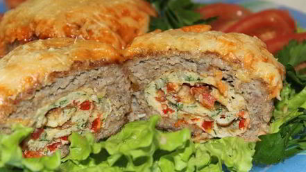 Рецепт мясных зраз рулетных