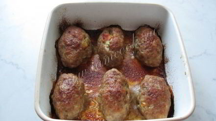 Рецепт мясных зраз с омлетом