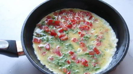 Рецепт мясных зраз с омлетом