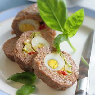 Рецепт Мясных зраз с овощной начинкой